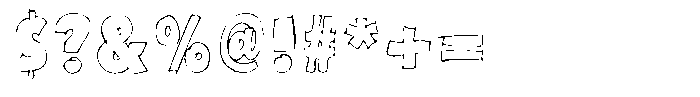 Marker Block Regular Font OTHER CHARS