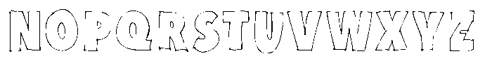 Marker Block Regular Font UPPERCASE