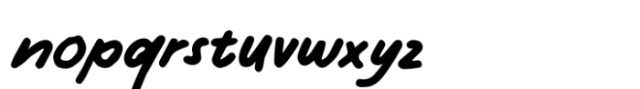 Marker Board Font LOWERCASE