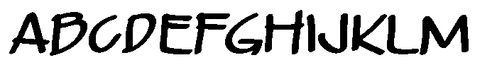 Marker One Font UPPERCASE