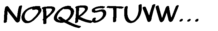 Marker One Font UPPERCASE