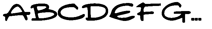 Marker Sans O Font UPPERCASE