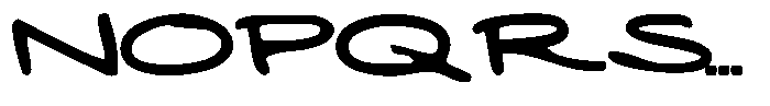 Marker Sans O Font UPPERCASE