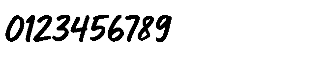 Marker Style Font OTHER CHARS