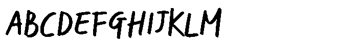 Markerism Font UPPERCASE