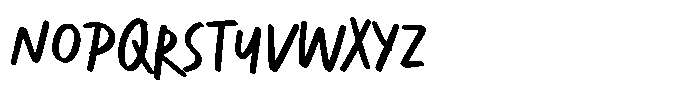 Markerism Font UPPERCASE