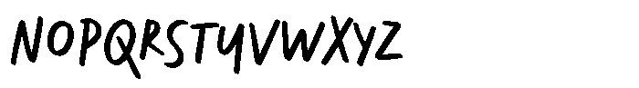 Markerism Font LOWERCASE