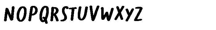 Markerist Bold Font UPPERCASE
