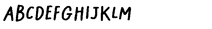 Markerist Rough Font