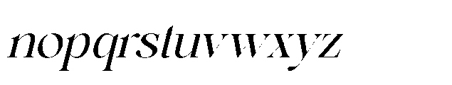 Market Golden Italic Font LOWERCASE