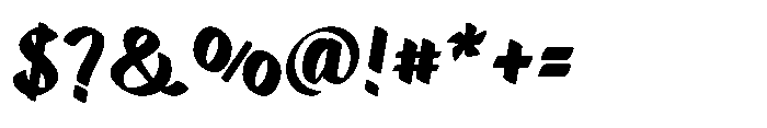 Markflat Bold Font OTHER CHARS