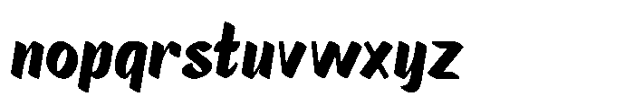 Markflat Bold Font LOWERCASE
