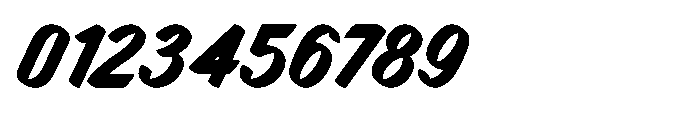 Markflat Extra Bold Italic Font OTHER CHARS