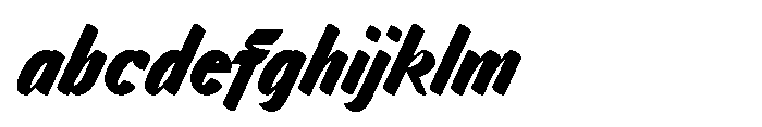Markflat Extra Bold Italic FONT