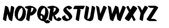 Markflat Extra Bold Font UPPERCASE