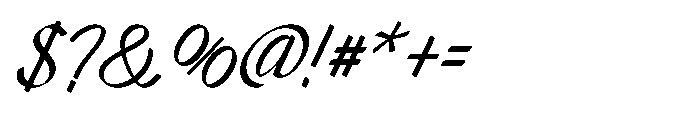 Markflat Light Italic Font OTHER CHARS