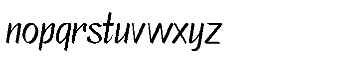 Markflat Light Font LOWERCASE
