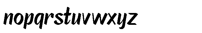Markflat Medium Font LOWERCASE