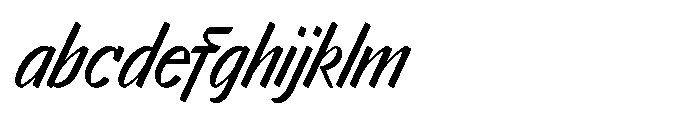 Markflat Regular Italic FONT