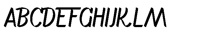 Markflat Regular Font UPPERCASE
