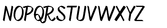 Markflat Regular Font UPPERCASE