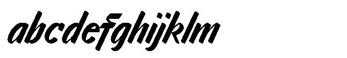Markflat Semi Bold Italic FONT
