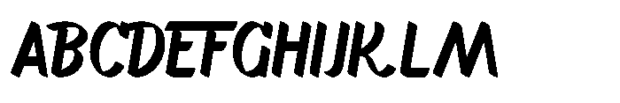 Markflat Semi Bold Font UPPERCASE