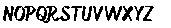Markflat Semi Bold Font UPPERCASE