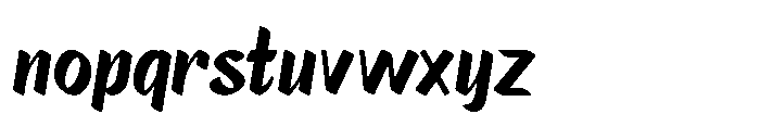 Markflat Semi Bold Font LOWERCASE