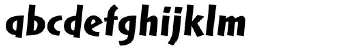 Markin Ultra Bold Italic Font LOWERCASE