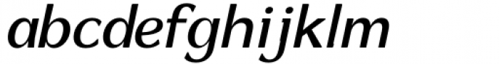 Markisa Medium Italic Font LOWERCASE