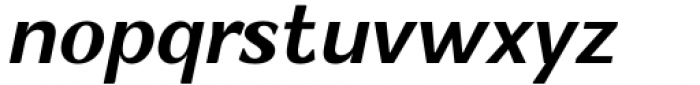 Markisa Semi Bold Italic Font LOWERCASE