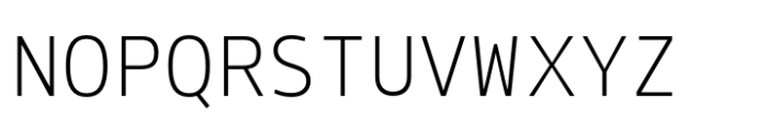 Markl Mono Light Font UPPERCASE