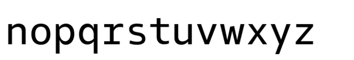 Markl Mono Medium Font LOWERCASE