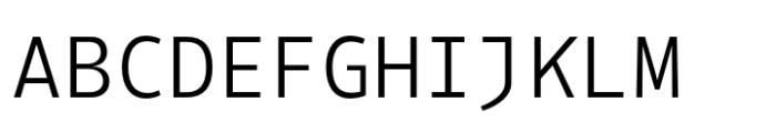 Markl Mono Regular Font UPPERCASE