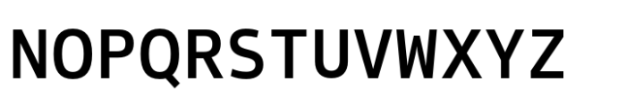 Markl Mono Semi Bold Font UPPERCASE