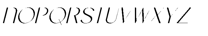 Marko Italic Font UPPERCASE