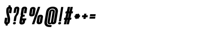 Marko Pedro Black Italic Font OTHER CHARS