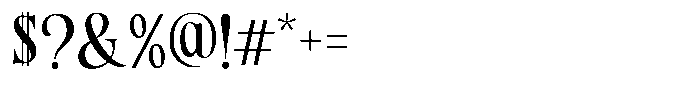 Markstyle Regular Font OTHER CHARS