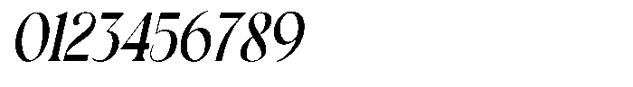 Markstyle Slant Regular Font OTHER CHARS