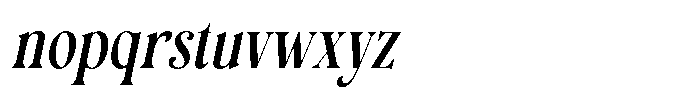 Markstyle Slant Regular Font LOWERCASE