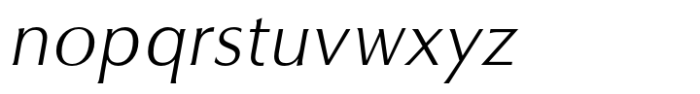 MarkusLow Light Oblique Font LOWERCASE