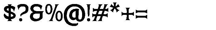 Markvise Regular Font OTHER CHARS