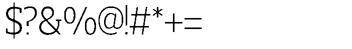 Marlent Semi Condensed Font OTHER CHARS