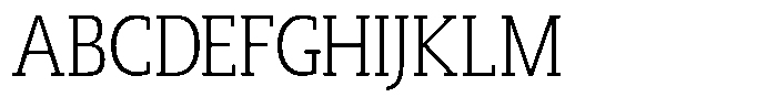 Marlent Semi Condensed Font UPPERCASE