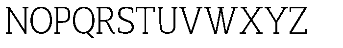 Marlent Semi Condensed Font UPPERCASE