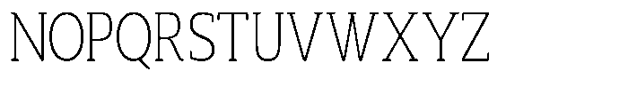 Marlent Soft LightCondensed Font UPPERCASE