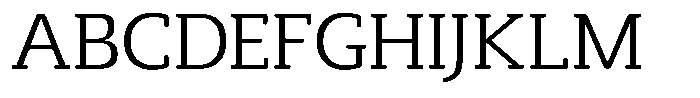 Marlent Soft MediumExpanded Font UPPERCASE