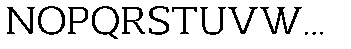Marlent Soft MediumExpanded Font UPPERCASE