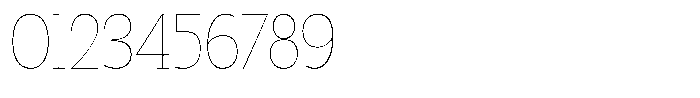 Marlent Thin Semi Condensed Font OTHER CHARS